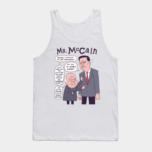 Mr Mccain and Mr Magoo Tank Top by jandamuda99